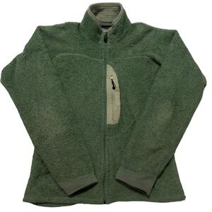 Patagonia R2 Regulator Polartec Fleece Jacket Womens Small Sage Green Full Zip